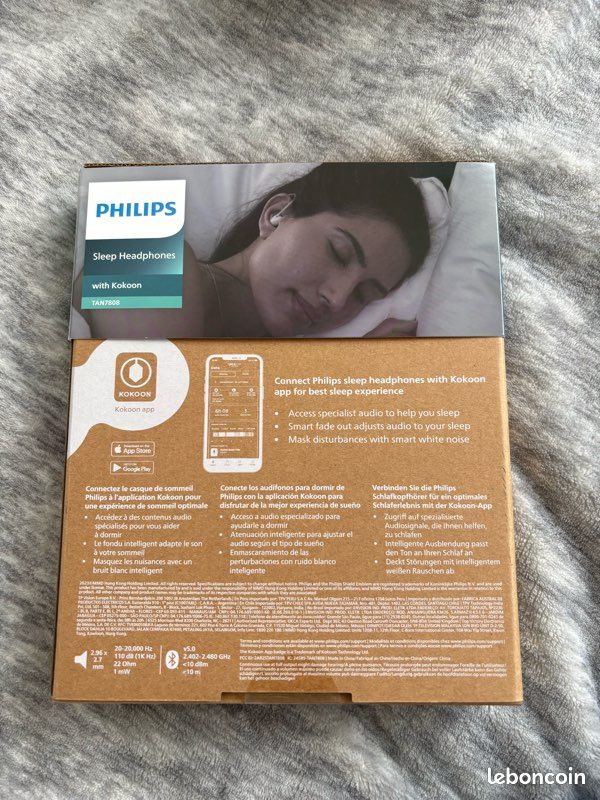 Philips Kokoon Casque de Sommeil TAN7808GY/00 (image 2)