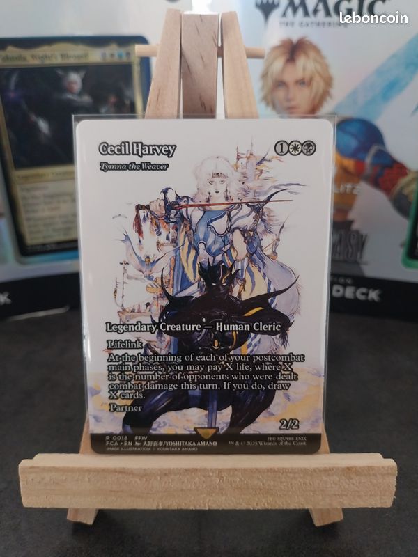 mtg tymna final fantasy Cecil Harvey - the Weaver (Showcase) draw X cards Cecil Harvey Tymna the Weaver