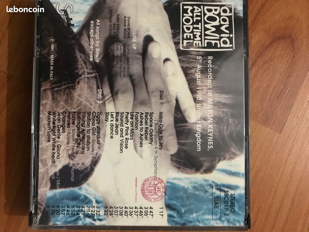 Double CD rare DAVID BOWIE LIVE 1990 (image 4)