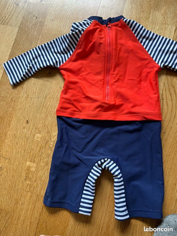Maillot de bain combinaison sergent major neuf bébé 12-18 mois (image 2)
