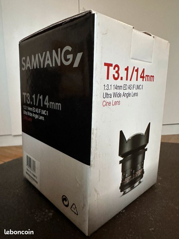 Objectif Samyang 14mm f3.1 ED AS IF UMC II E mount (image 5)