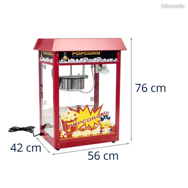 Machine à pop corn et barbe à Papa (image 4)