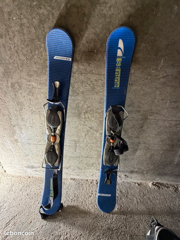 🎿 Mini-skis / Snowblades Salomon + sac – bon état (image 2)