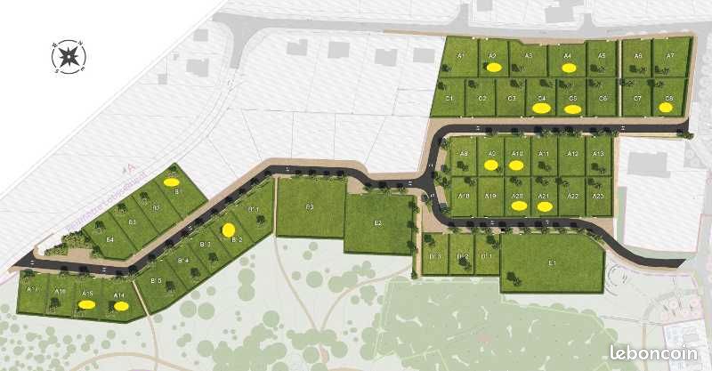Terrain 461 m² · à Saint-Vit · 57 625 €
