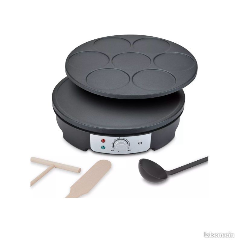 Crêpière ESSENTIELB ECPM4 2 en 1 grande crêpe / mini crêpes (image 2)