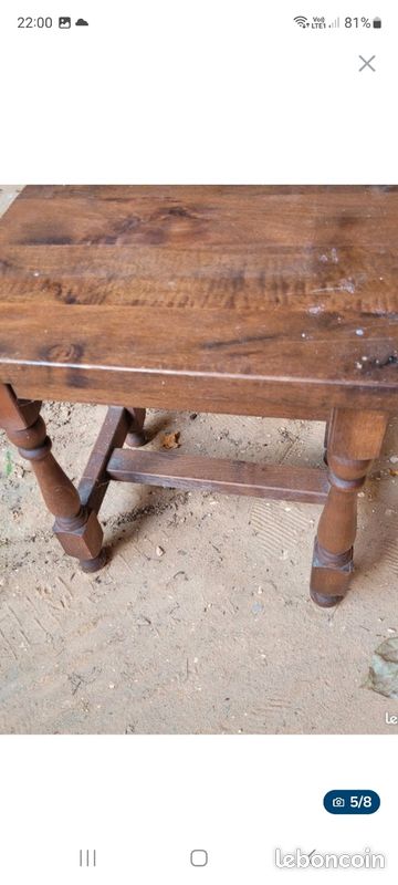 Table basse ancienne (image 7)