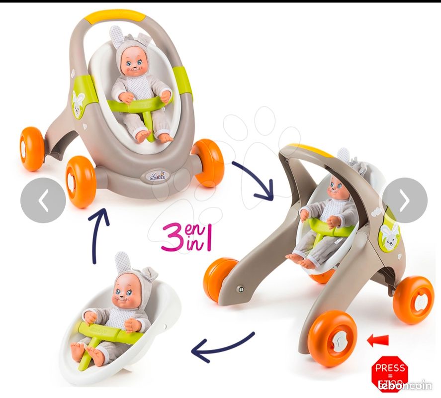 Poussette pousse pousse minikiss (image 1)
