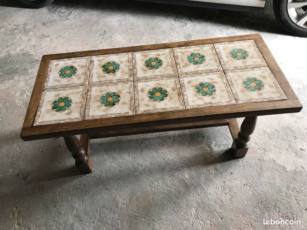 Table de salon 80s (image 1)