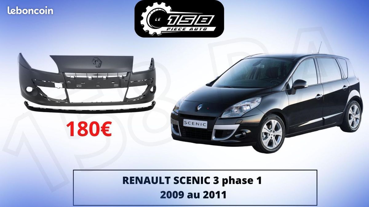 Pare choc avant renault scenic 3 phase 1 (image 1)