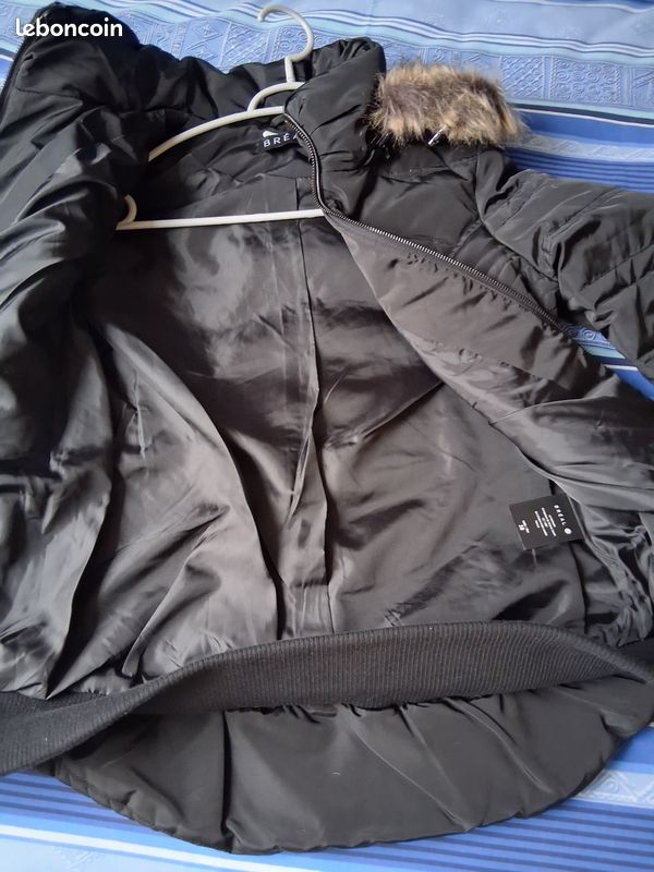 Manteau hiver noir (image 3)