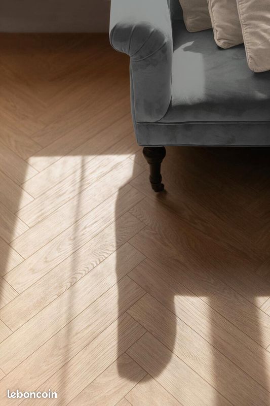 Parquet sol stratifié point de Hongrie Berry Alloc (image 1)
