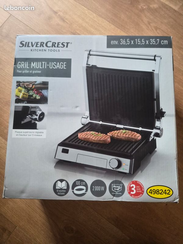 [NEUF] Gril Multi-Usage SILVERCREST 2000W - Sous blister (image 1)
