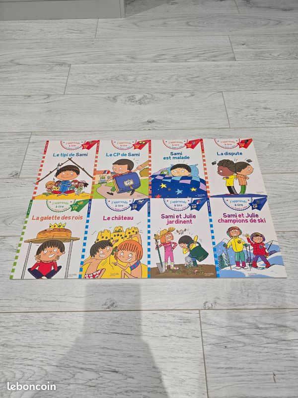 Lot de 8 livres j'apprends à lire Sami et Julie (image 1)