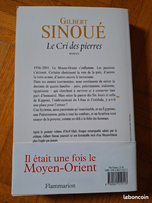 Inch'Allah, T2 : Le Cri des pierres - Gilbert Sinoué (image 3)