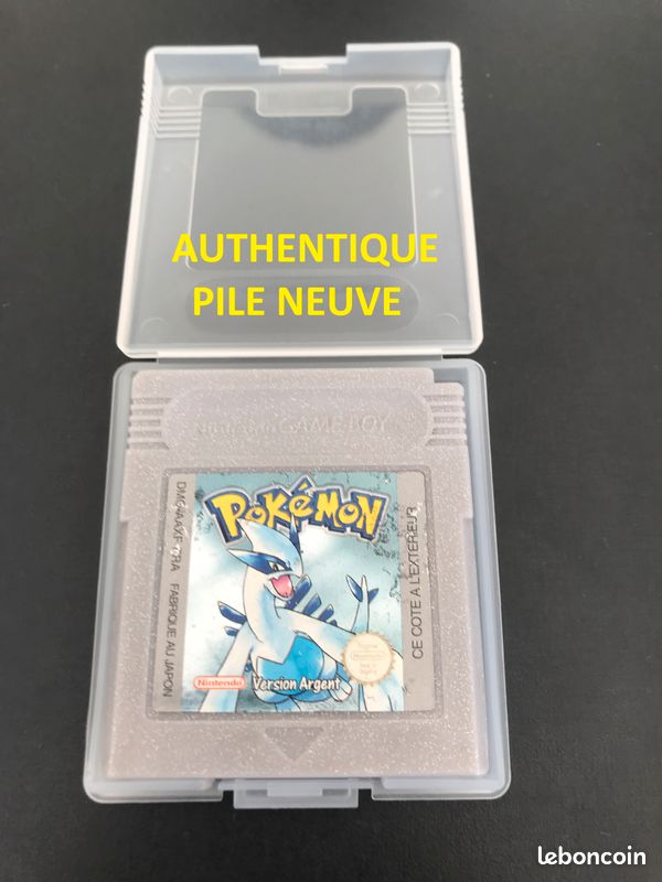 Pokémon Version Argent - Game Boy Color/Advance - PAL Français - Comme Neuf