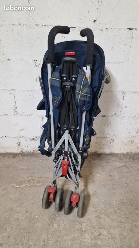 Poussette MacLaren Quest tartan complète Équipement bébé