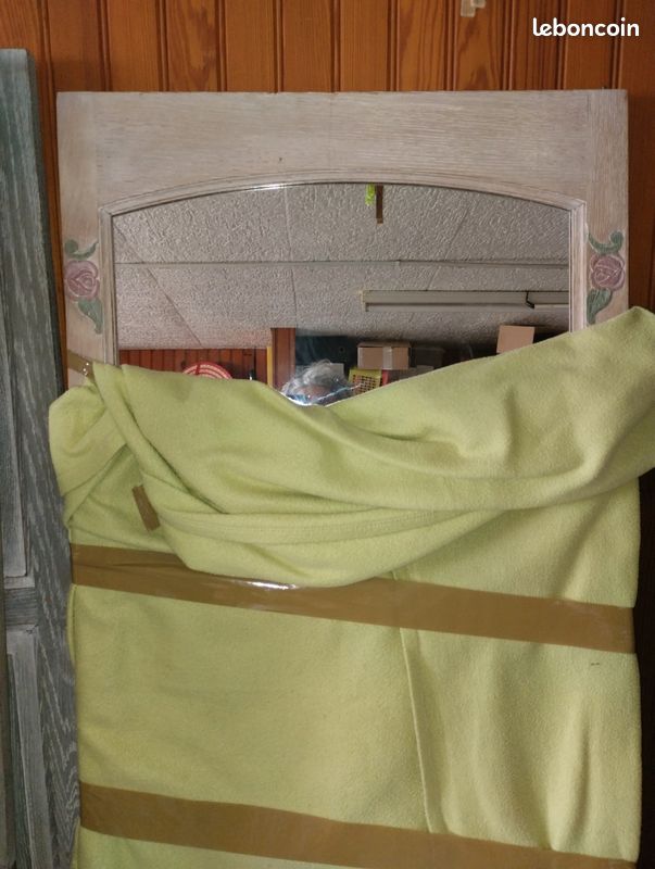 Armoire/penderie lasurée bois massif 1950 (image 2)