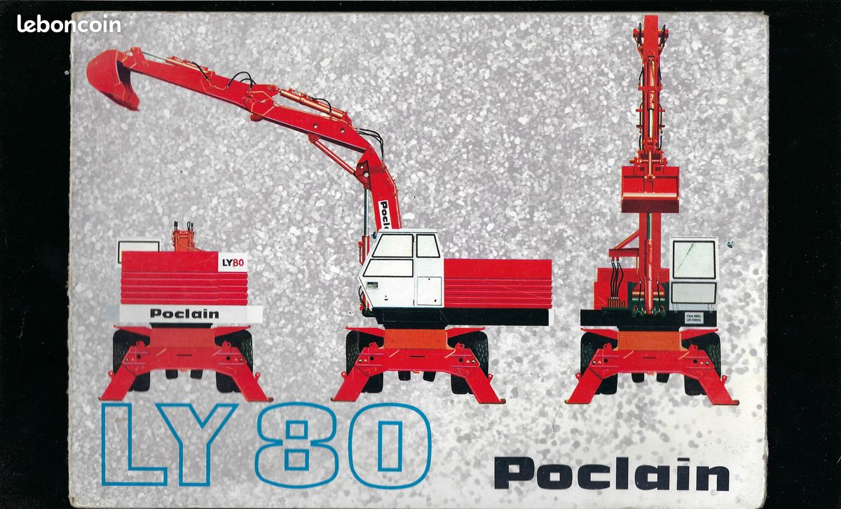 Pelle poclain d'occasion - BTP - Chantier gros-oeuvre