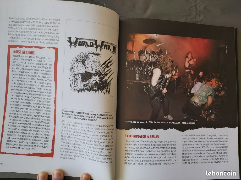 Livre Voivod collection planète métal (image 3)