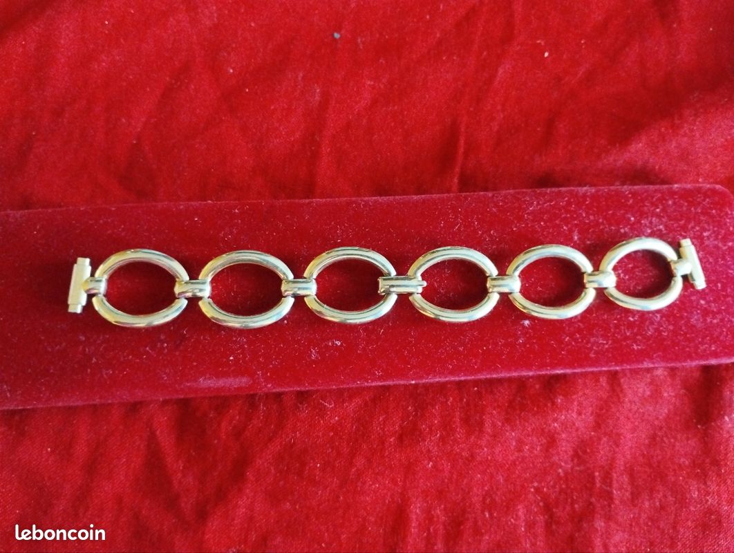 Bracelet montre metal doré (image 4)