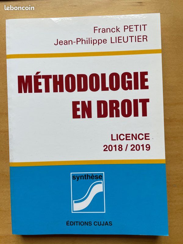 Manuel de méthodologie en droit (image 1)