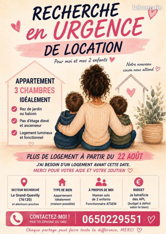Appartement 4 pièces 70 m² · à Le Grand-Quevilly · 70 m² · 700 €