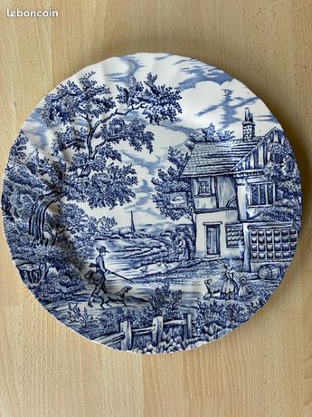 Set de 6 assiettes à dessert "Myott the Brook" Fine Staffordshire ware