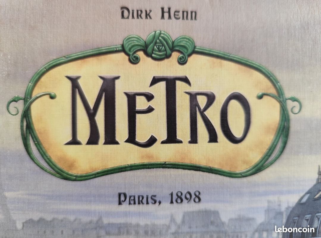 Le Métrolic - Jeu De Société Rare Sur Le Métro Parisien - Lépine 1922