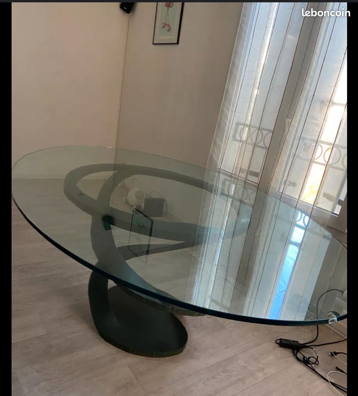 Table fleur de fer roche Bobois (image 1)