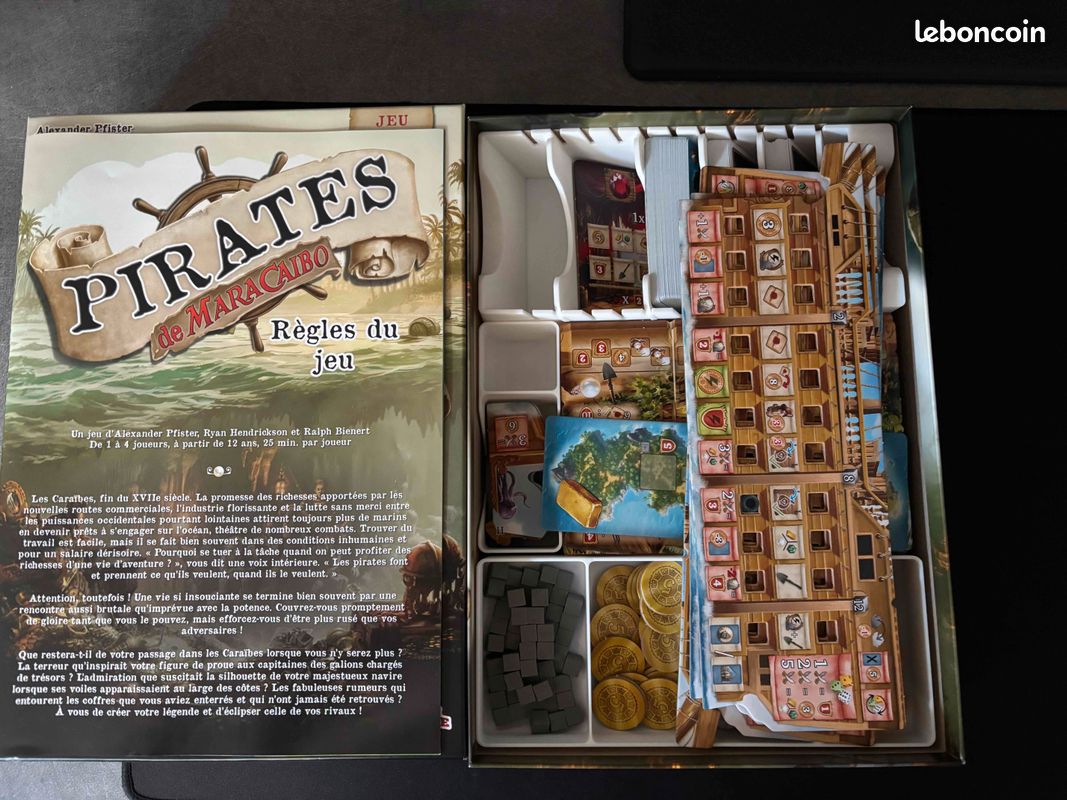 Insert jeu Pirates de Maracaibo et son extension (Manu) (image 1)