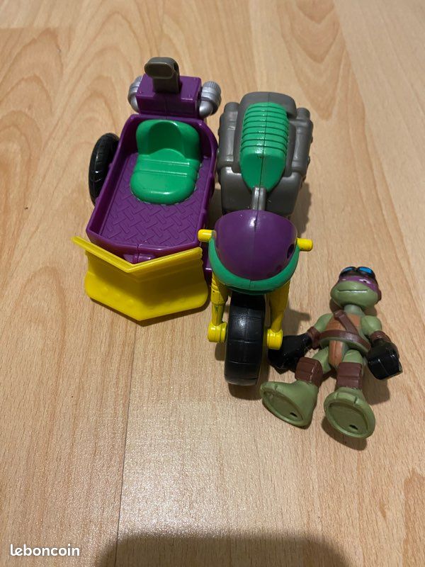 Figurine et véhicule tortue ninja (image 2)
