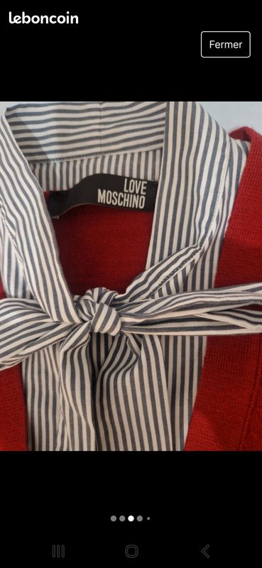 Pull moschino rough tout neuf (image 2)