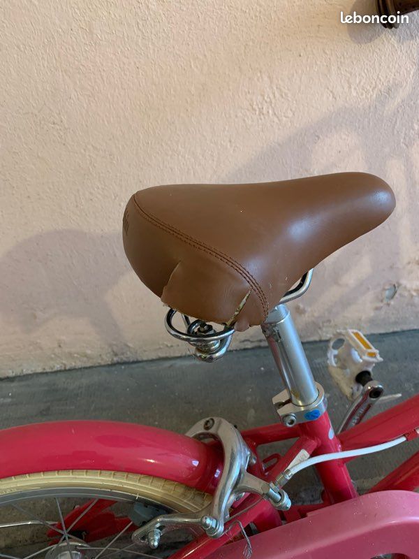 Velo bobbin 16 pouces rose/rouge (image 4)