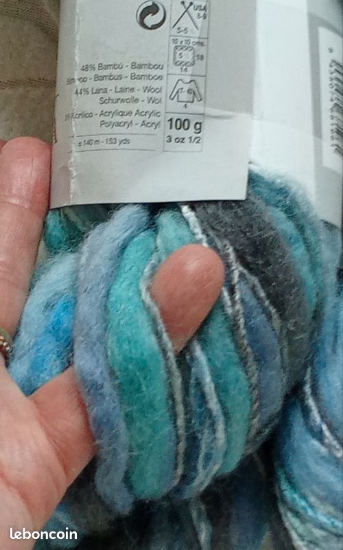 Laine De Pays Neuve En écheveaux - Lot De 675 Grammes - Pour Tricot Et Loisirs Créatifs