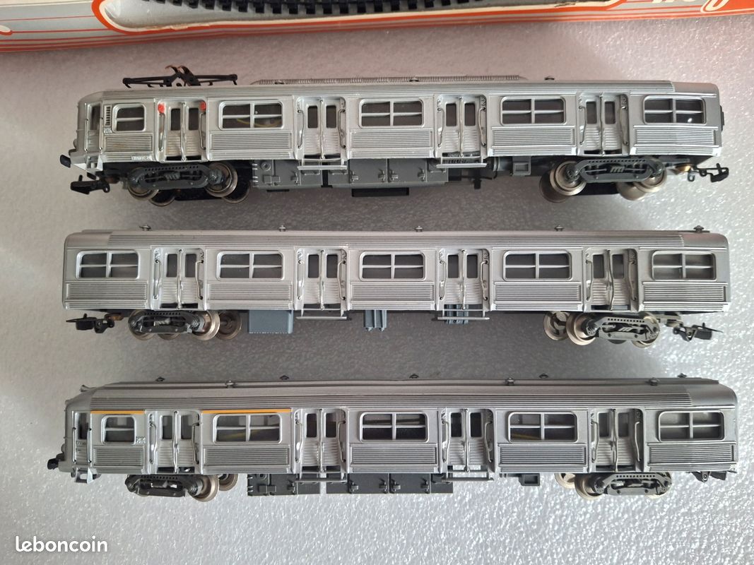 Rame Inox BUDD Jouef HO - M761E - Wagon De Train électrique - Occasion état Neuf