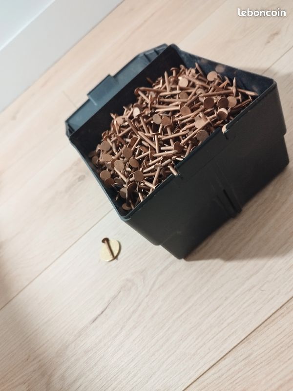 Des clous en cuivre et à plus de 2000 pièces l'équivalent de 2 kg et demi 100 (image 3)