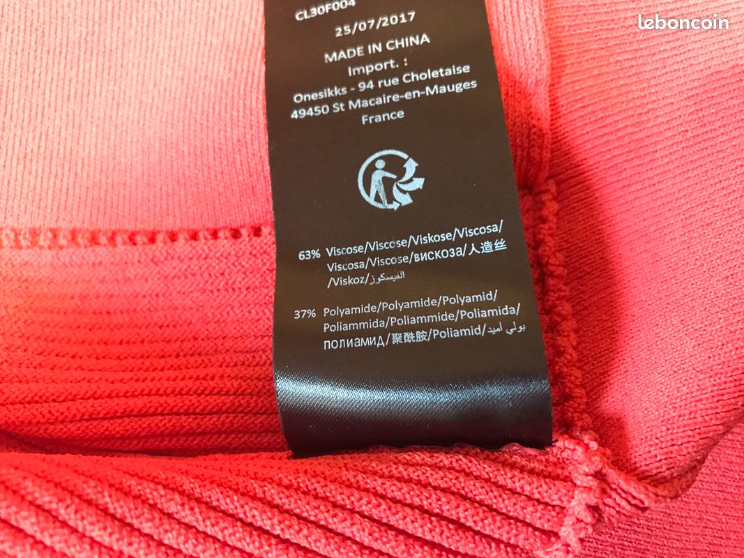Gilet One step corail t34 - neuf (image 3)