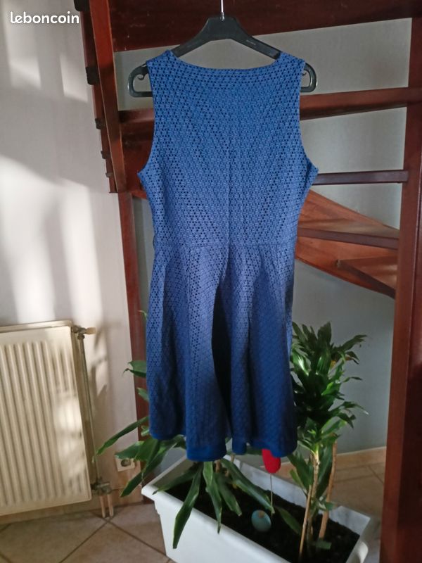 Only - Robe Jean Sans Manches Femme Pema May Life Bleu Denim