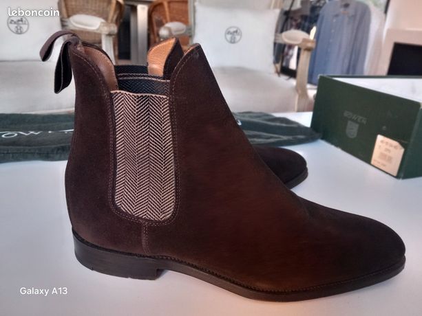Bottes Mi-mollet Vintage Manfield En Cuir Noir - Taille 38 - Très Bon état
