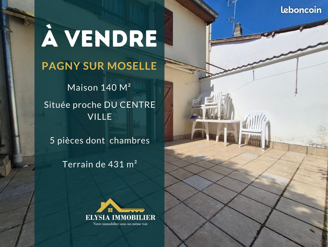 Maison 5 pièces 140 m² · à Pagny-sur-Moselle · 140 m² · 150 000 €