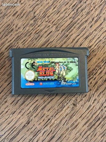 Metal Slug Advance Game Boy Advance Jeux vidéo