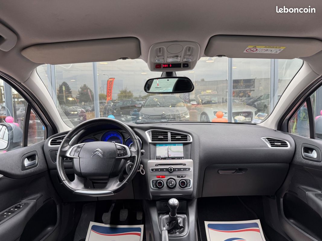 CITROEN C4 C4 BlueHDi 100ch BVM Millenium 1ERE MAIN GPS BLUETOOTH RADAR AVANT/ARRIÈRE AUCUN FRAIS (image 13)