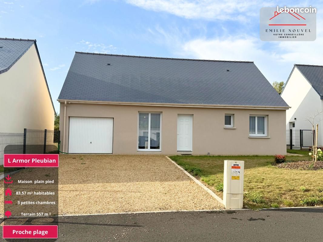 Maison 4 pièces 83 m² · à Pleubian · 83 m² · 279 800 €
