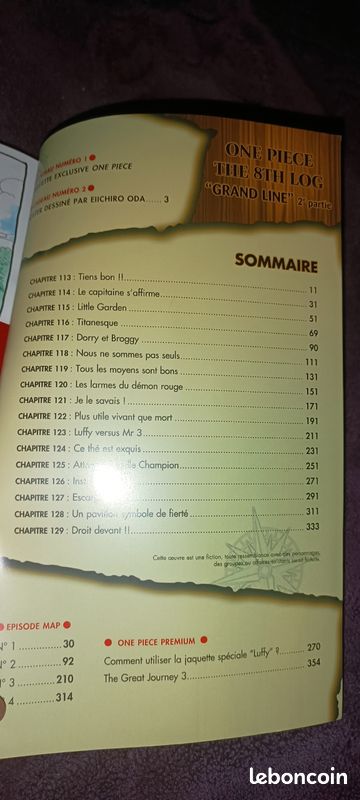 Livre manga One piece LoG 8 (image 2)