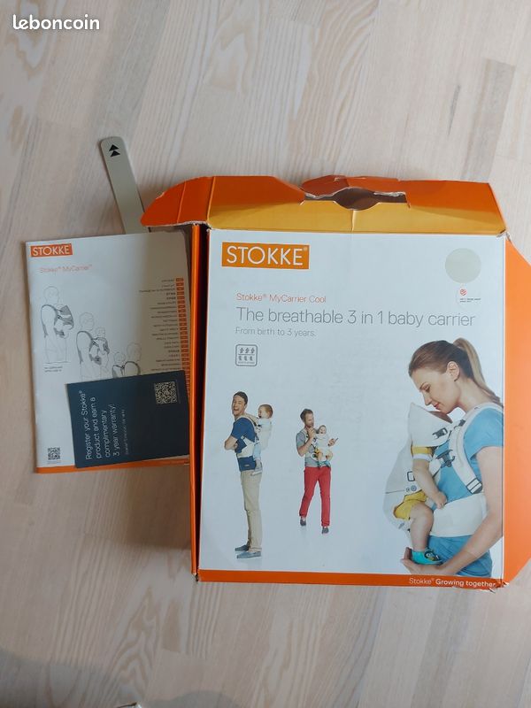 Porte bébé My Carrier Cool Stokke 3 en 1 (image 1)