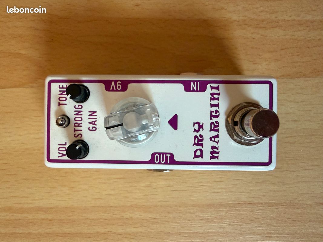 Pédale overdrive Tone City Dry Martini (image 2)