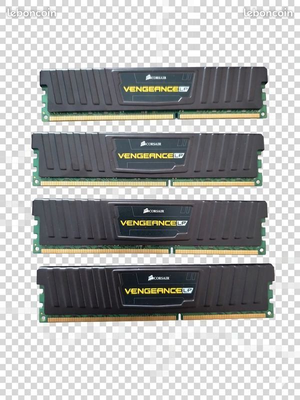 Kit RAM DDR3 Corsair Vengeance LP 32 Go (4x8 Go) 1866MHz - CML32GX3M4A1866C10