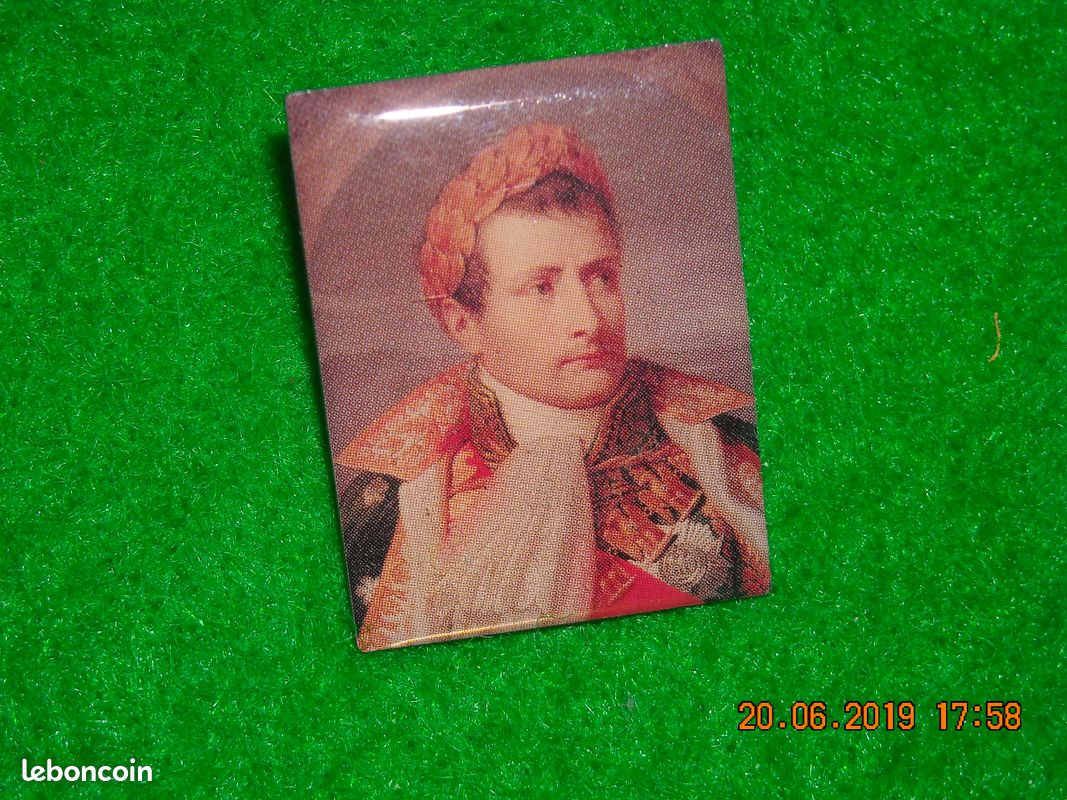 Pin's collection Napoléon et ses Maréchaux édition Atlas: Napoléon Bonaparte Annonce S64 (image 3)