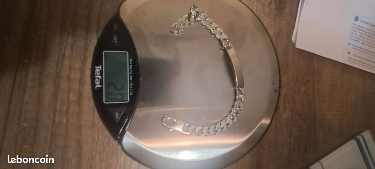 Gourmette argent 925 (image 1)
