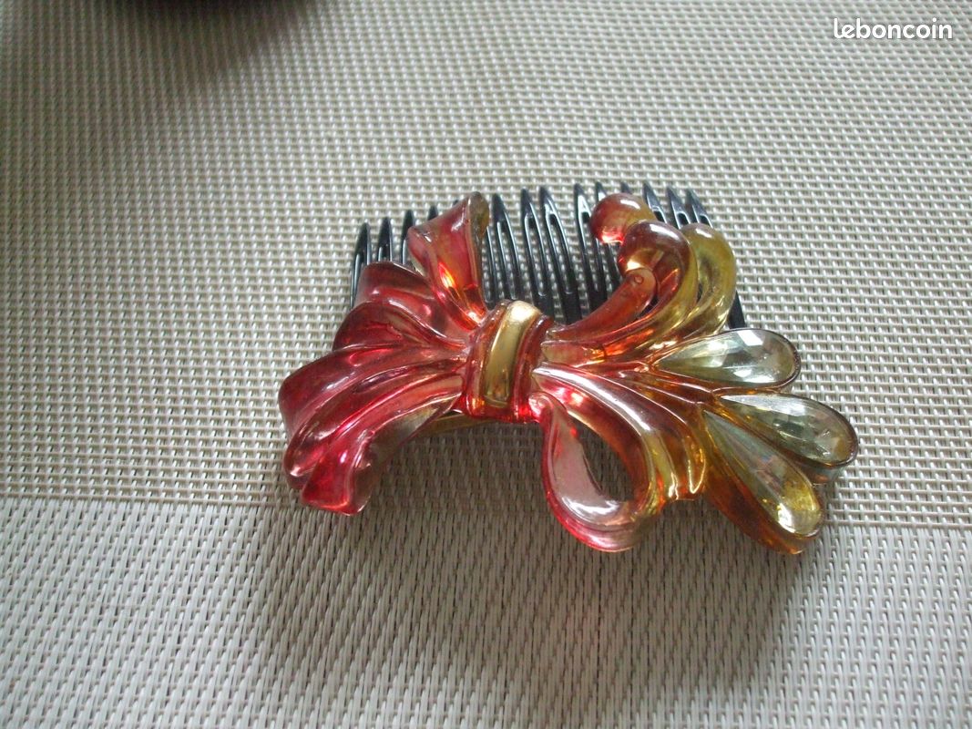 Halloween: VIOLET,ORANGE,NOIR: accessoires cheveux (4 pièces) (image 3)